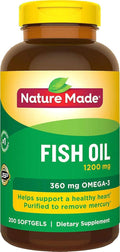 Nature Made Fish Oil 1200 mg Omega-3 - 200 Softgels