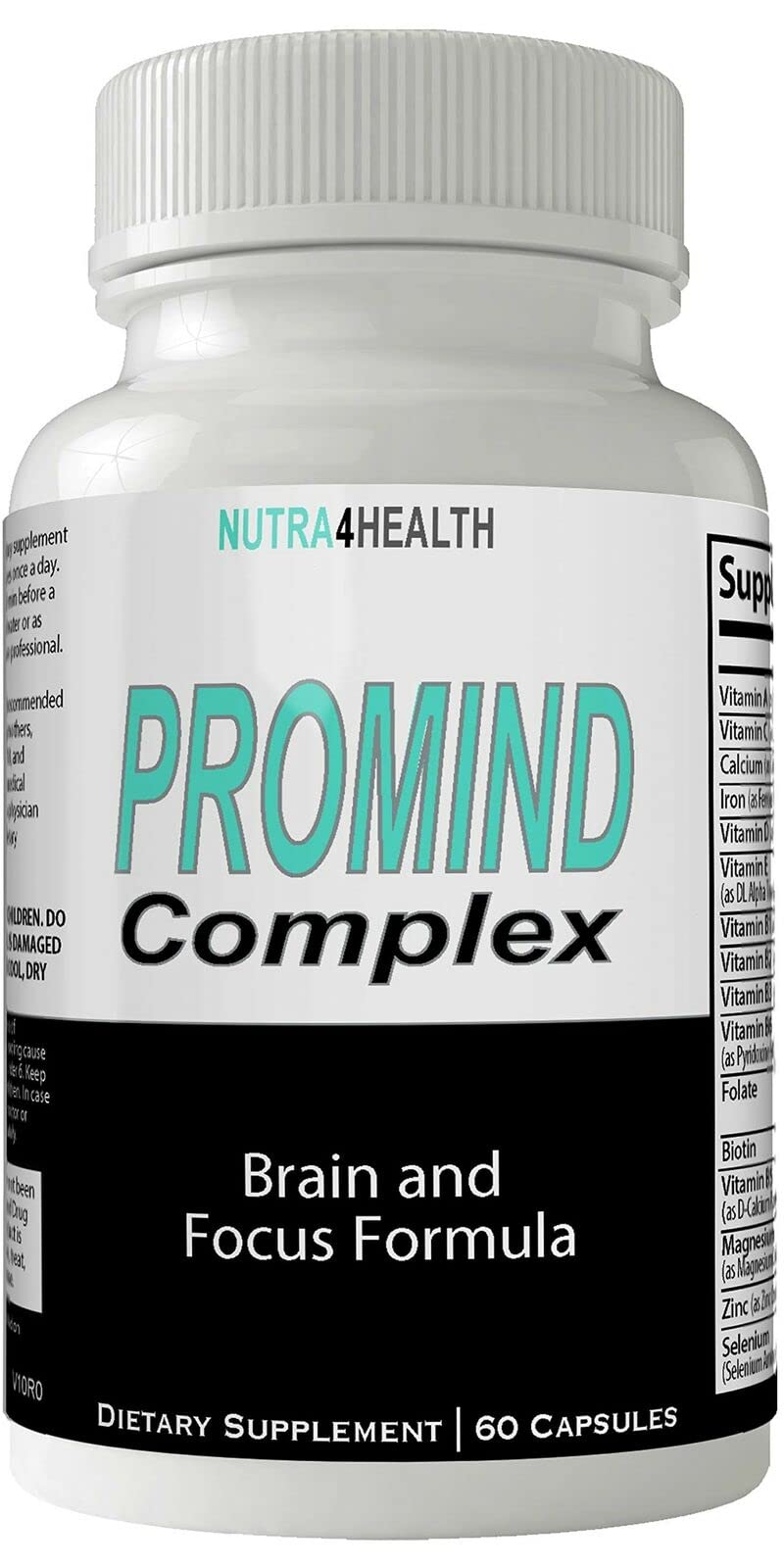Nutra4health Pro Mind Complex Nootropic Brain Booster - 60 Capsules - image 2