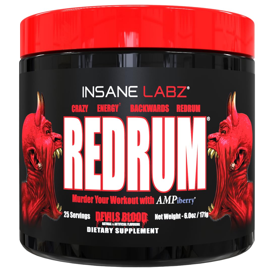 Insane Labz Redrum High Stim Pre Workout NO Booster Powder