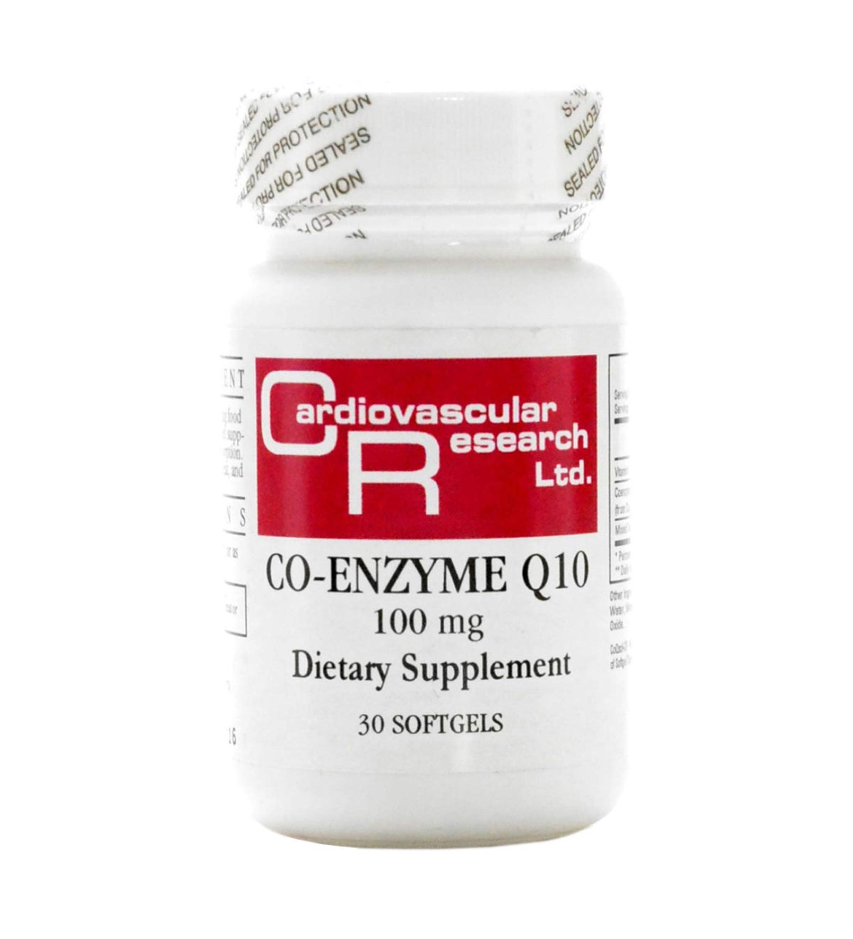 Cardiovascular Research Coenzyme Q10 100 mg - 200 Softgels