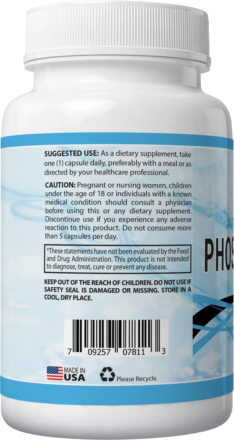 Absonutrix Phosphatidylserine 515 mg Brain Support - 120 Capsules - image 6