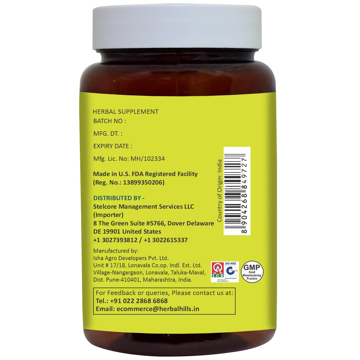 HERBAL HILLS Neem Capsules - 120 Vegetarian Capsules - image 3