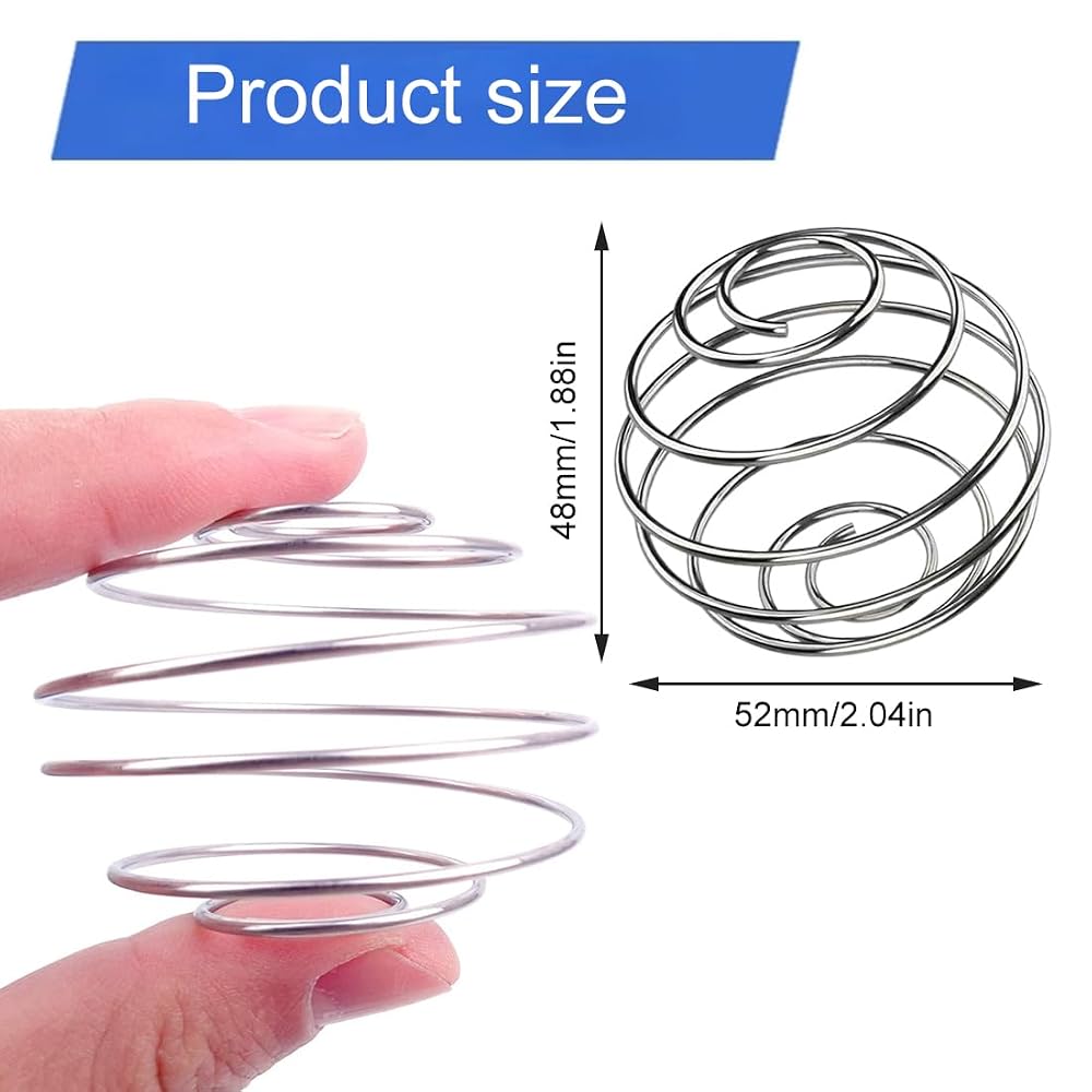 QEDBOJE Stainless Steel Mixing Ball Protein Shaker - 1 Pack - image 2