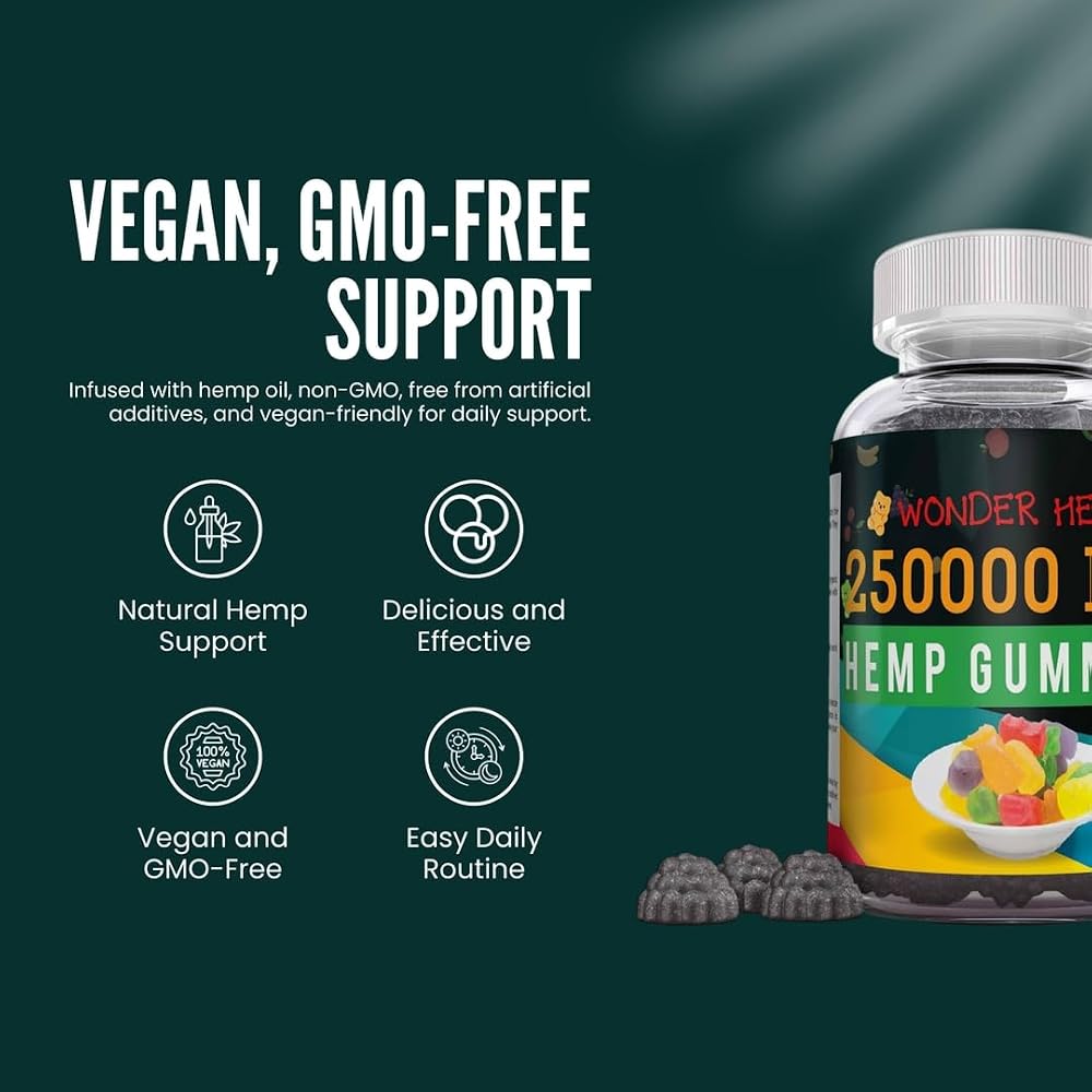 The CBD Project Hemp Gummies Omega 3-6-9 - 50 Count - image 3