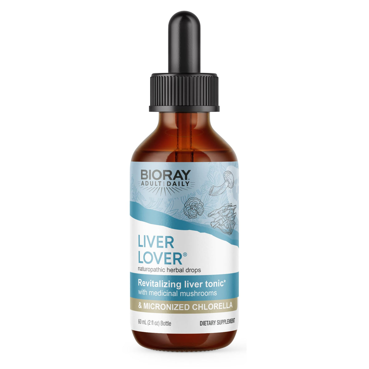 BIORAY Daily Liver Lover Herbal Supplement - 2 fl oz