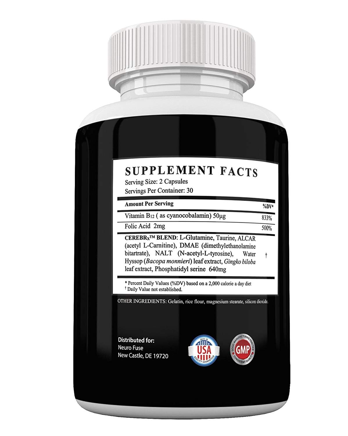 Neurofuse Focus & Memory Nootropic - 60 Capsules - image 3