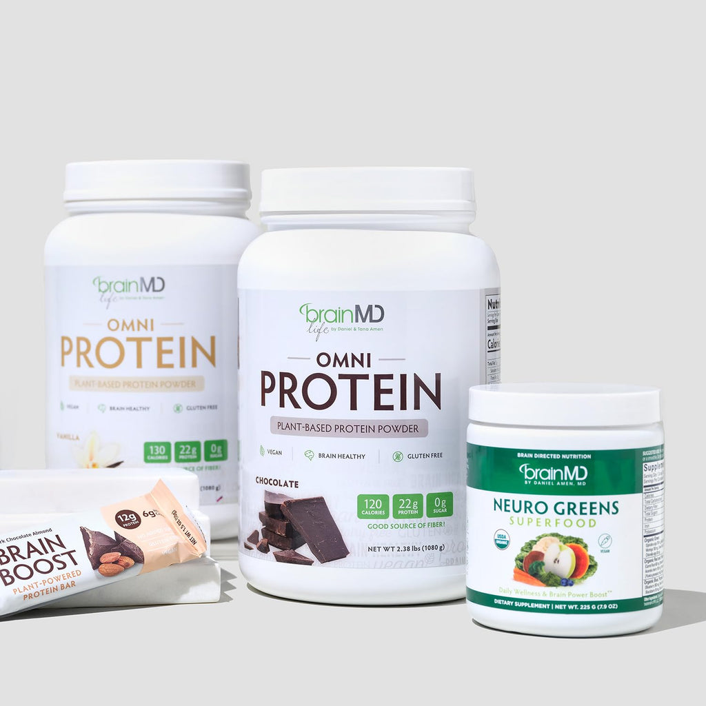 BrainMD Omni Protein Plant-Based Powder Chocolate - 30 Servings - image 8