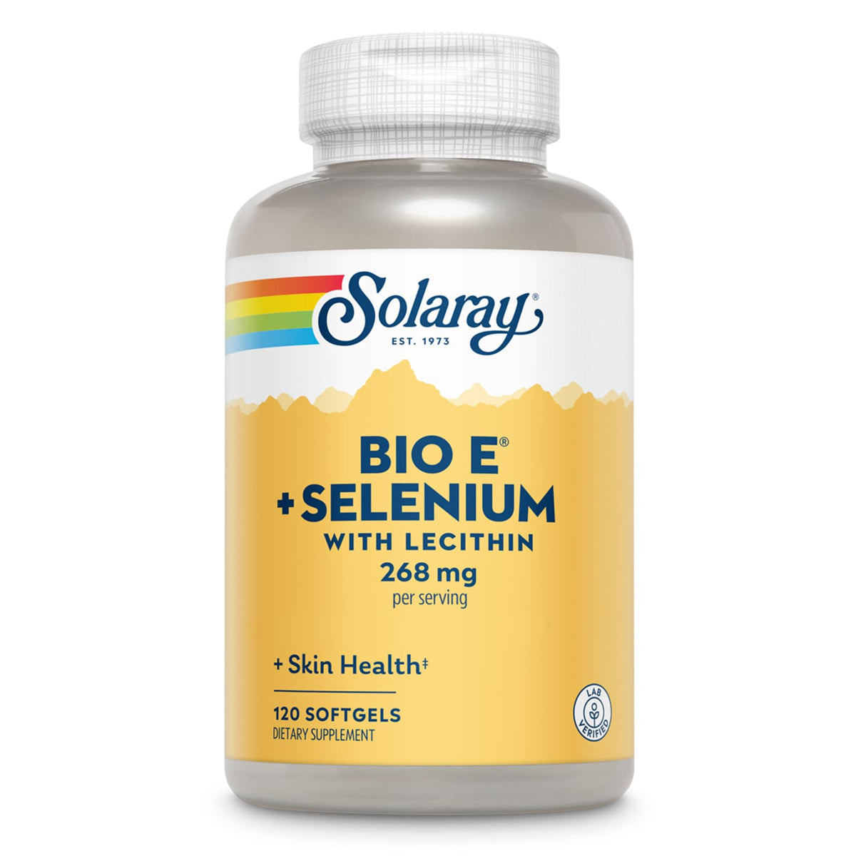 Solaray Bio E with Selenium Vitamin E 400 IU - 120 Softgels