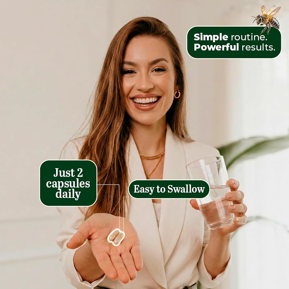 Beelife Green Propolis Capsules Immune Support - 120 Capsules - image 4