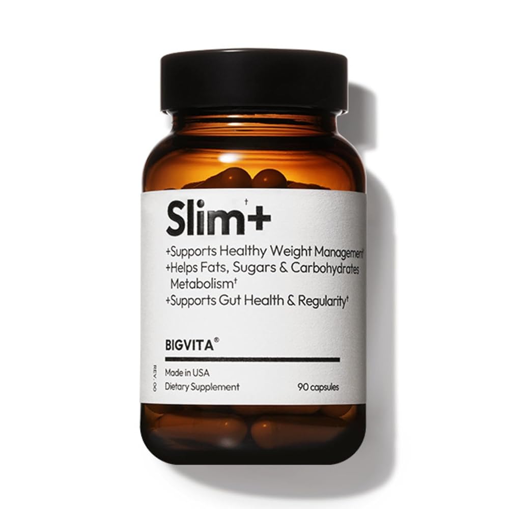 BIGVITA Slim+ GLP-1 & Gut Support Capsules - 90 Count
