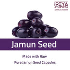 Ireya Ayurveda Jamun Seed Capsules 1000 mg - 90 Capsules - image 7