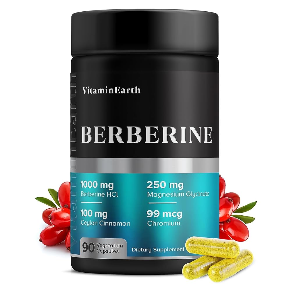 Vitamin Earth Berberine Complex 1000mg – 90 Capsules