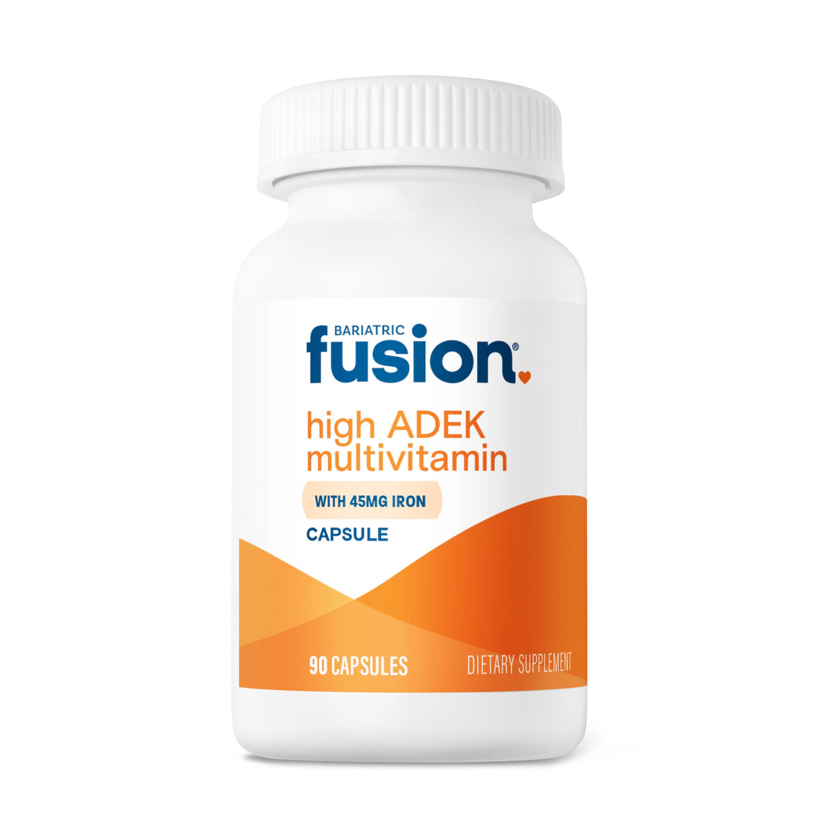 Bariatric Fusion High ADEK Multivitamin with Iron - 90 Capsules