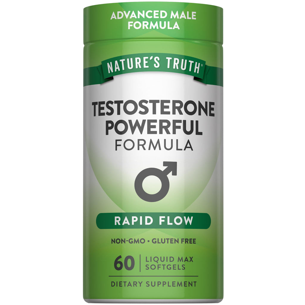 Nature's Truth Testosterone Supplement for Men - 60 Softgels