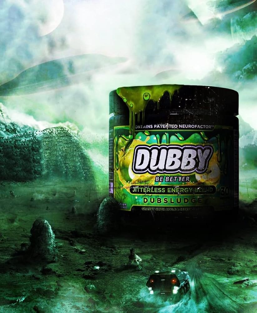 Dubby Sugar Free Energy Drink Powder Green Apple - 30 Servings - image 4