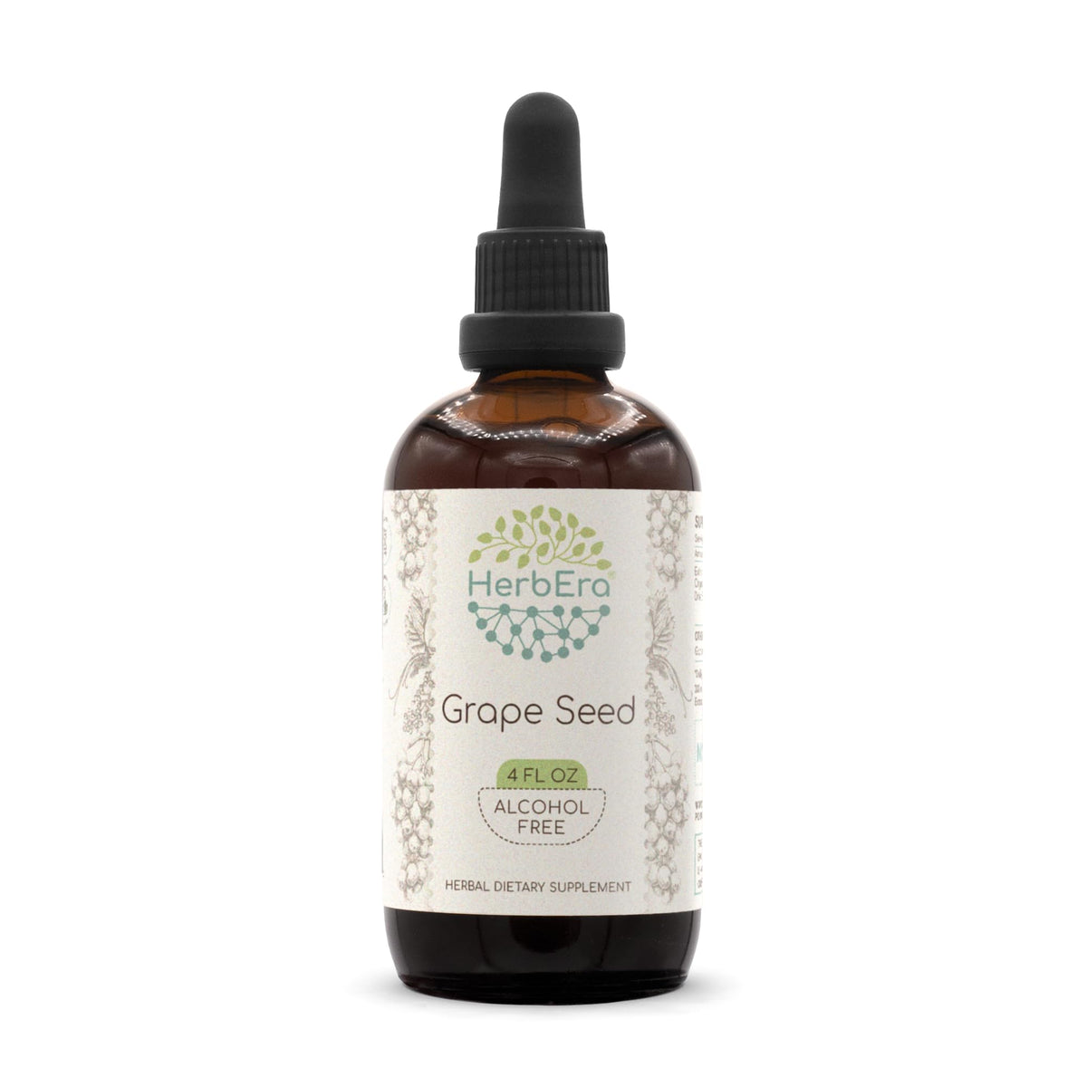 HerbEra Grape Seed Alcohol-Free Herbal Extract Tincture