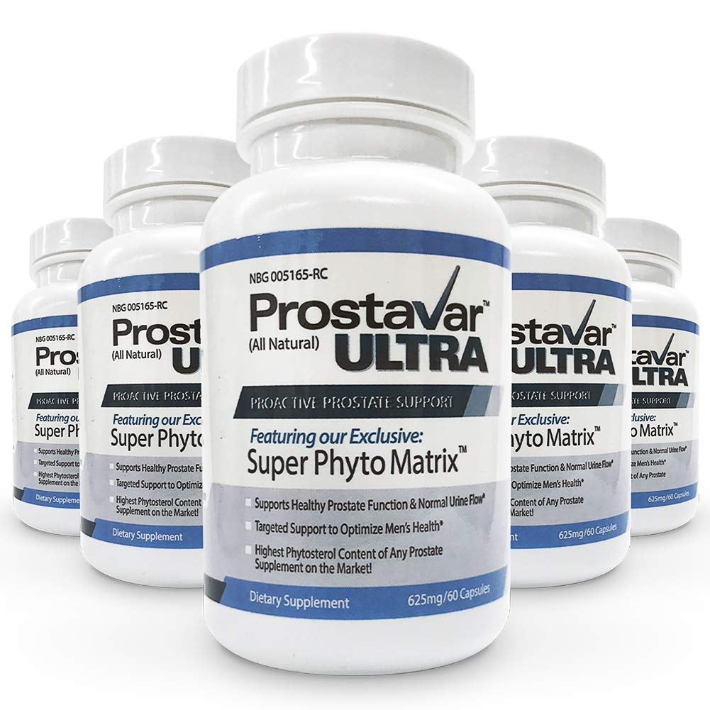 Prostavar Ultra Prostate Support 600mg - 5 Bottles