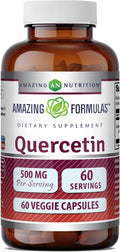 Amazing Formulas Quercetin 500mg Veggie Capsules Supplement