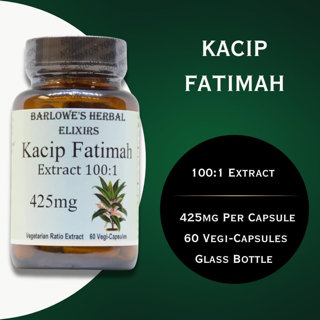 Barlowe's Herbal Elixirs Kacip Fatimah 100:1 Extract - 60 Vegan Capsules - image 4