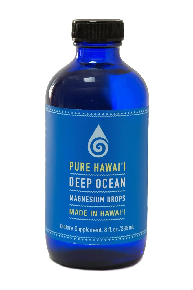 Kona Sea Salt Pure Hawaii Deep Ocean Magnesium Drops - 8 Fl Oz