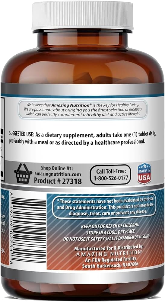 Amazing Nutrition Calcium with Vitamin D3 Supplement - 500 Tablets - image 5