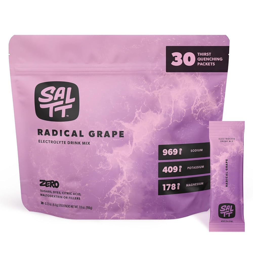 SALTT Electrolyte Packets - Zero Sugar, Easy Dissolve, Key Minerals