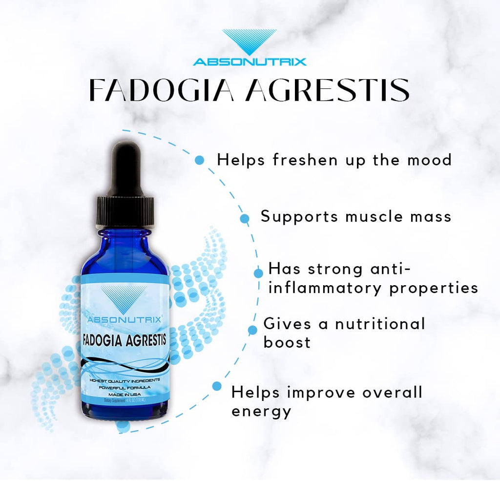 Absonutrix Fadogia Agrestis 590 mg Liquid Drops - 4 Fl Oz - image 6