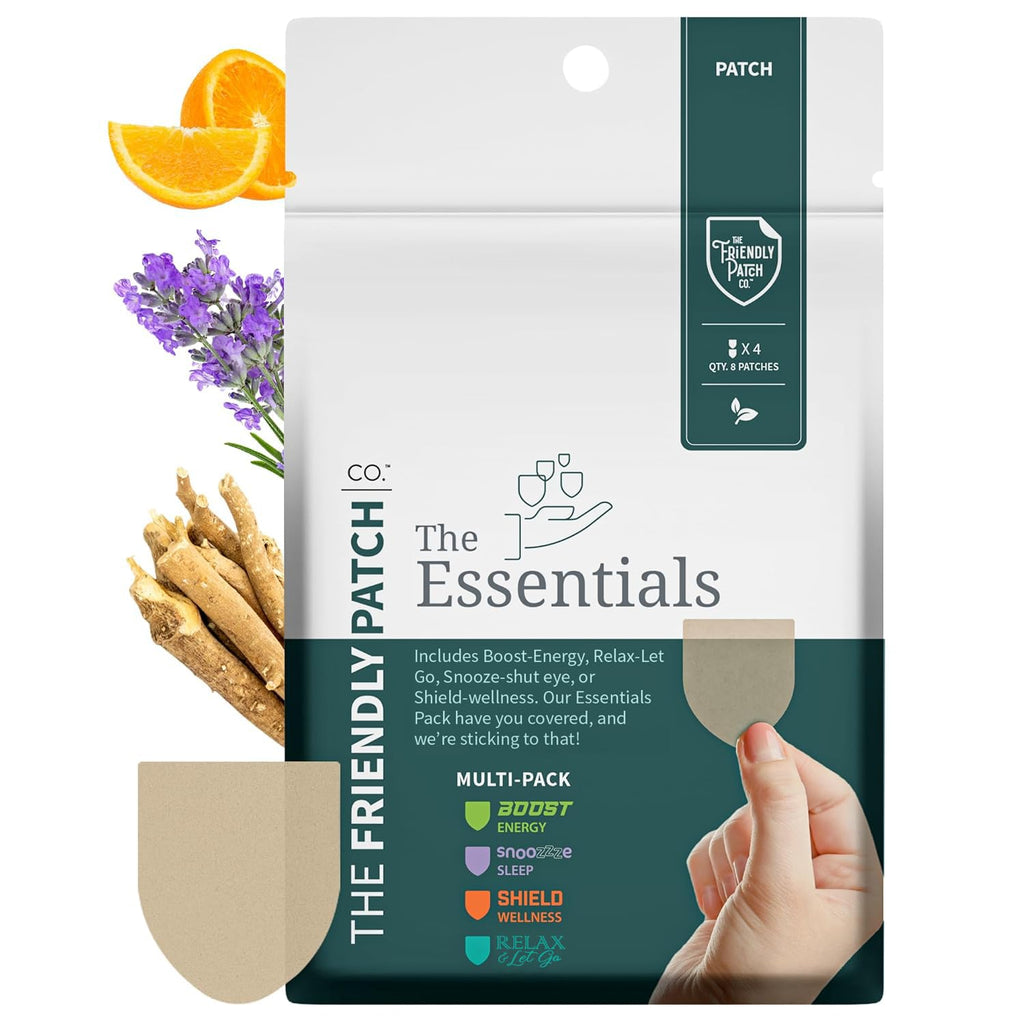 The Friendly Patch Travel Essentials Multi-Pack - 8 Patches