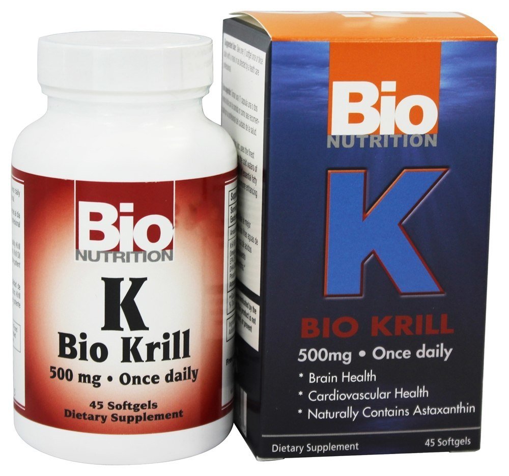 Bio Nutrition Bio Krill 500mg - 45 Softgels