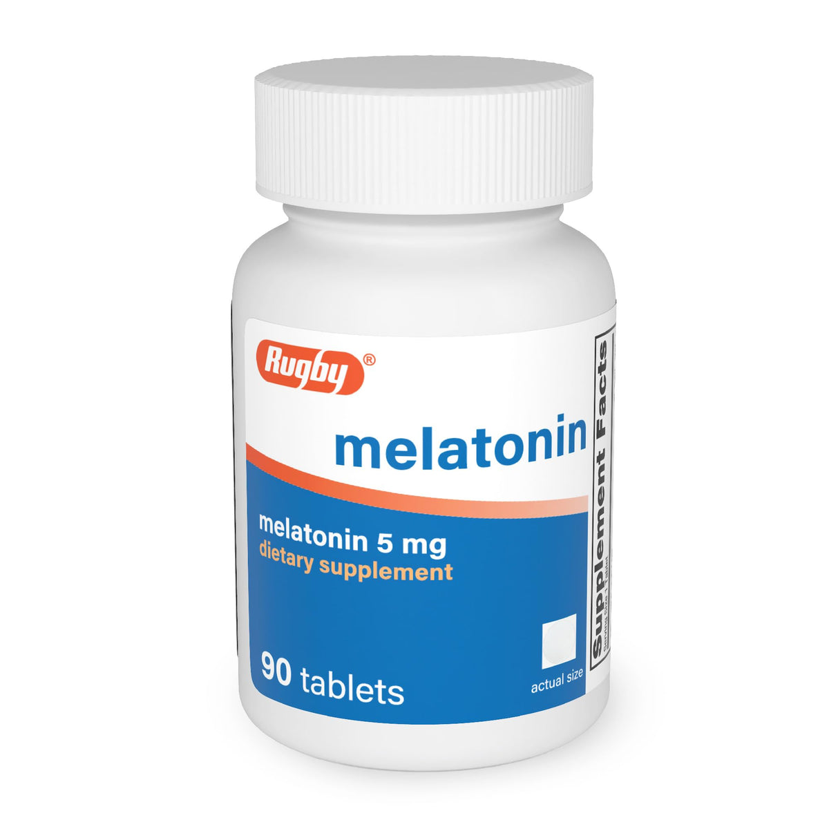 Rugby Melatonin 5mg Tablets - 90 Count
