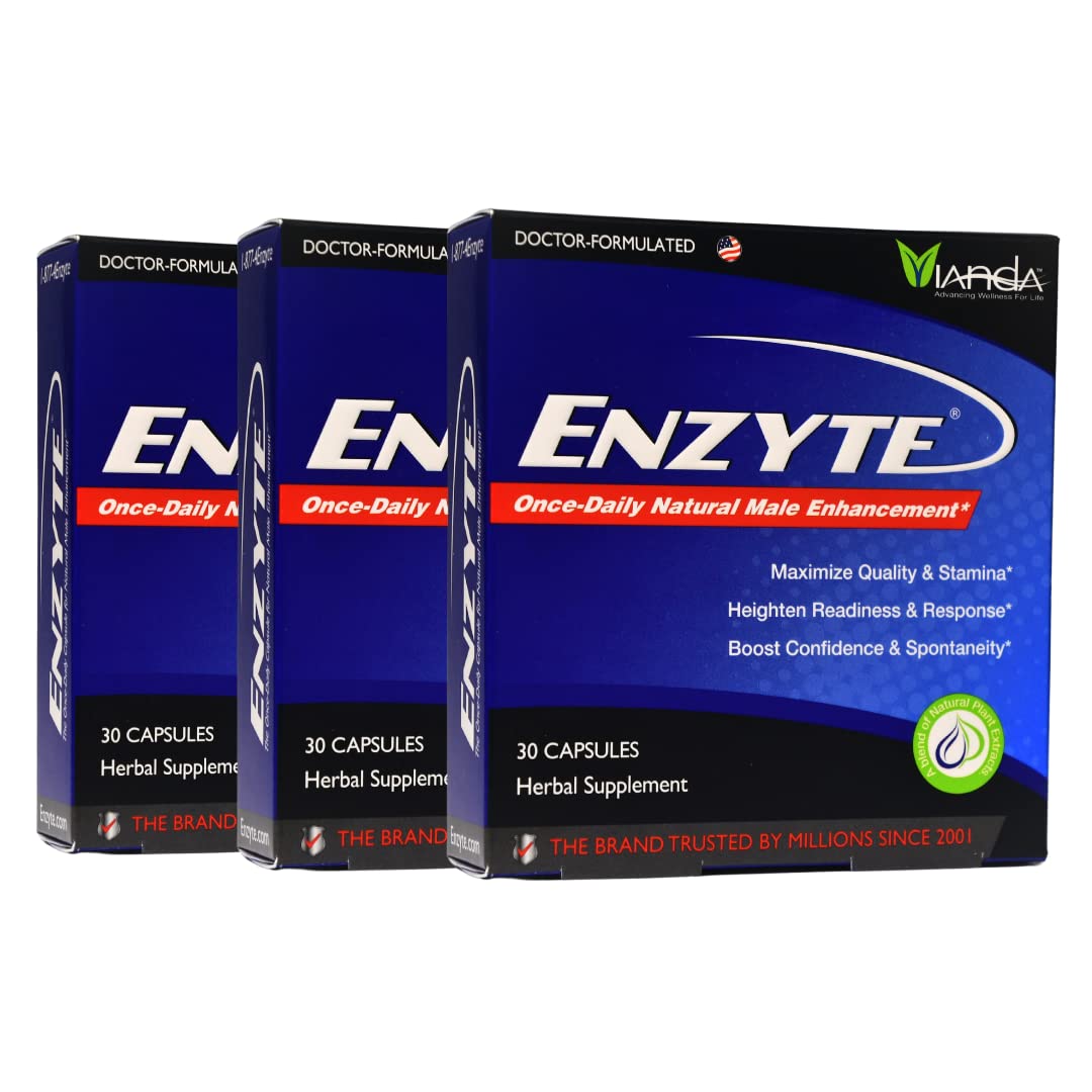 Enzyte Natural Male Vitality Support - 90 Capsules