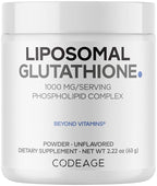 Codeage Liposomal Glutathione Powder, Reduced - 2.22 Oz