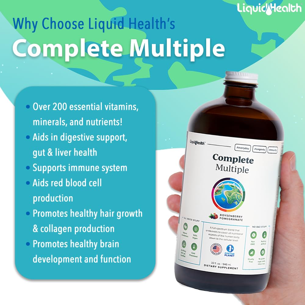 LIQUIDHEALTH Complete Multiple Adult Liquid Multivitamin - 32 oz - image 3