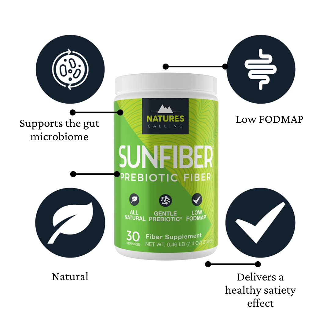 Nature's Calling Sunfiber Soluble Fiber Powder - 30 Servings - image 3