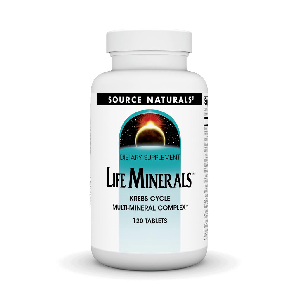 Source Naturals Life Minerals Multi-Mineral Formula - 120 Tablets
