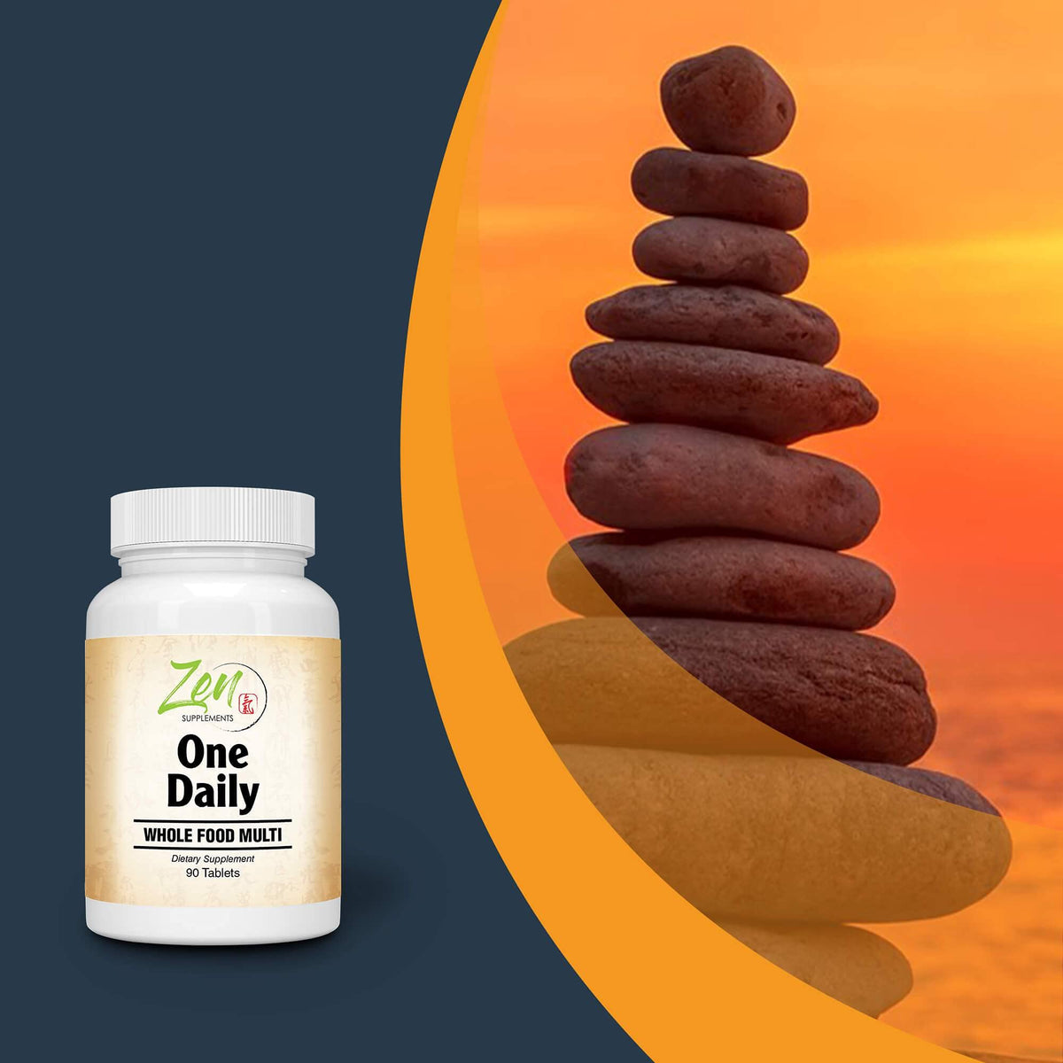 Zen Supplements Daily Multivitamin for Men & Women - 90 Tablets - image 3