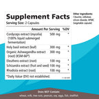 Pure Essence Labs Adrenal Stability Supplement - 30 Capsules - image 5