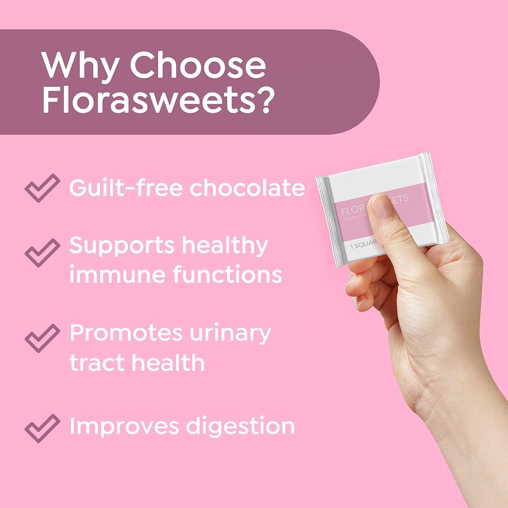 Revival Point Florasweets Probiotic Chocolates Sugar-Free - 90 Squares - image 5