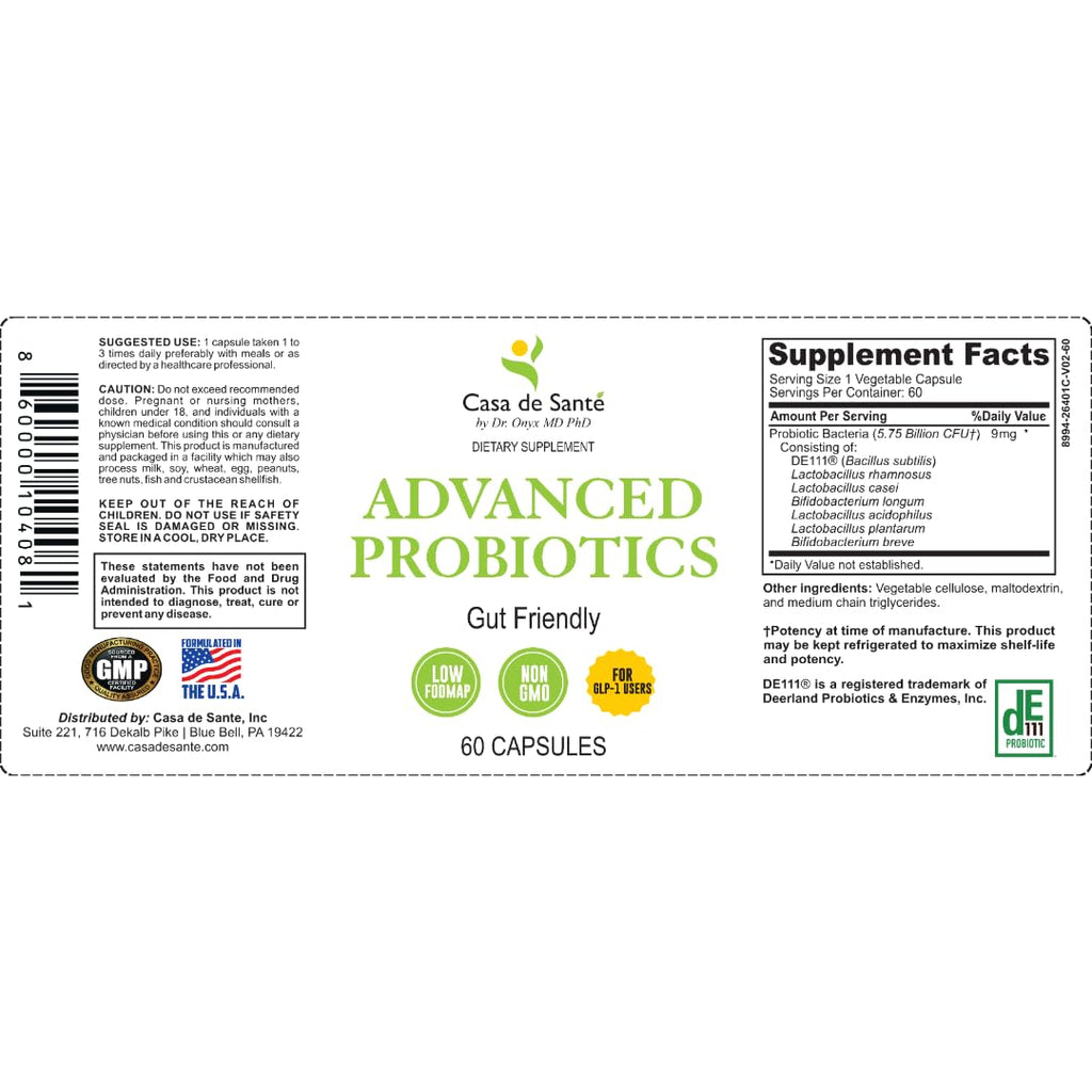 Casa de Sante Advanced Probiotic Supplement for Menopause - image 2