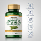 Piping Rock Bitter Melon Capsules - 200 Capsules - image 3