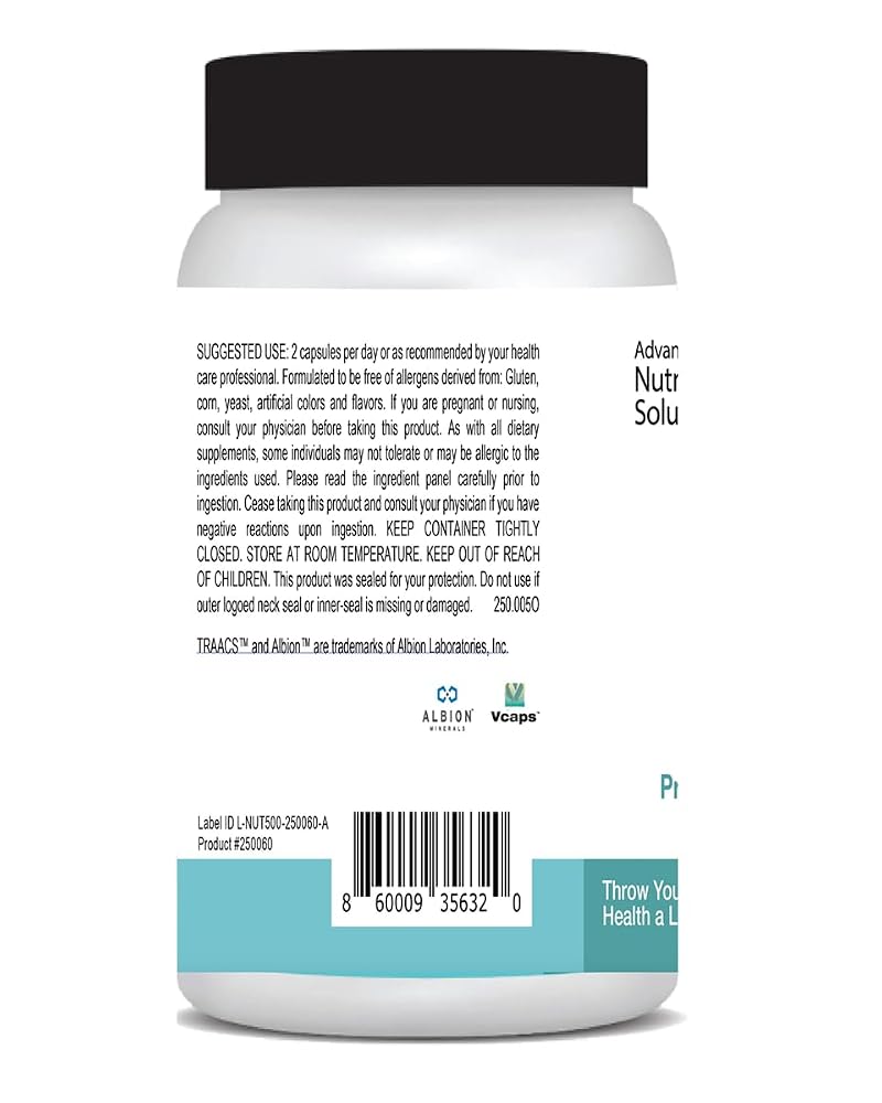 Advanced Nutrition Solutions Q Restore React Mg - 60 Capsules - image 4