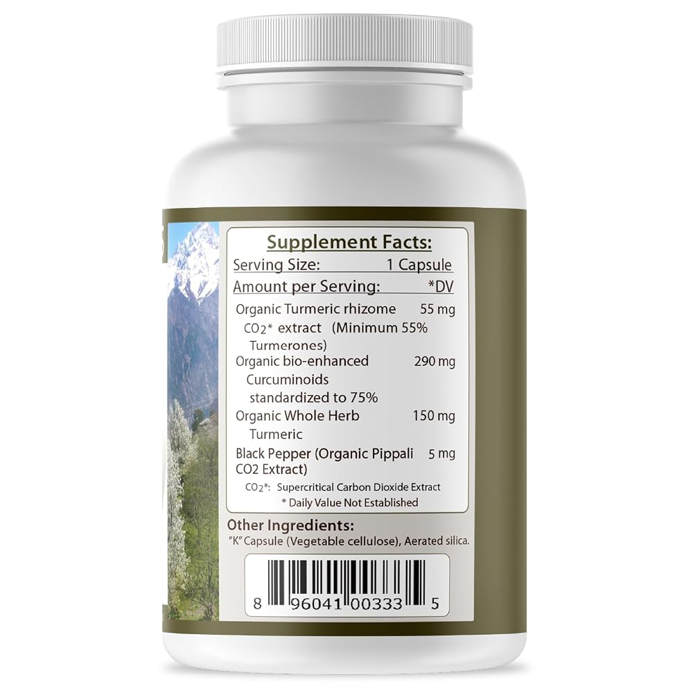 Tattva's Herbs Turmeric Curcumin 500 mg Joint Support - 120 Capsules - image 4
