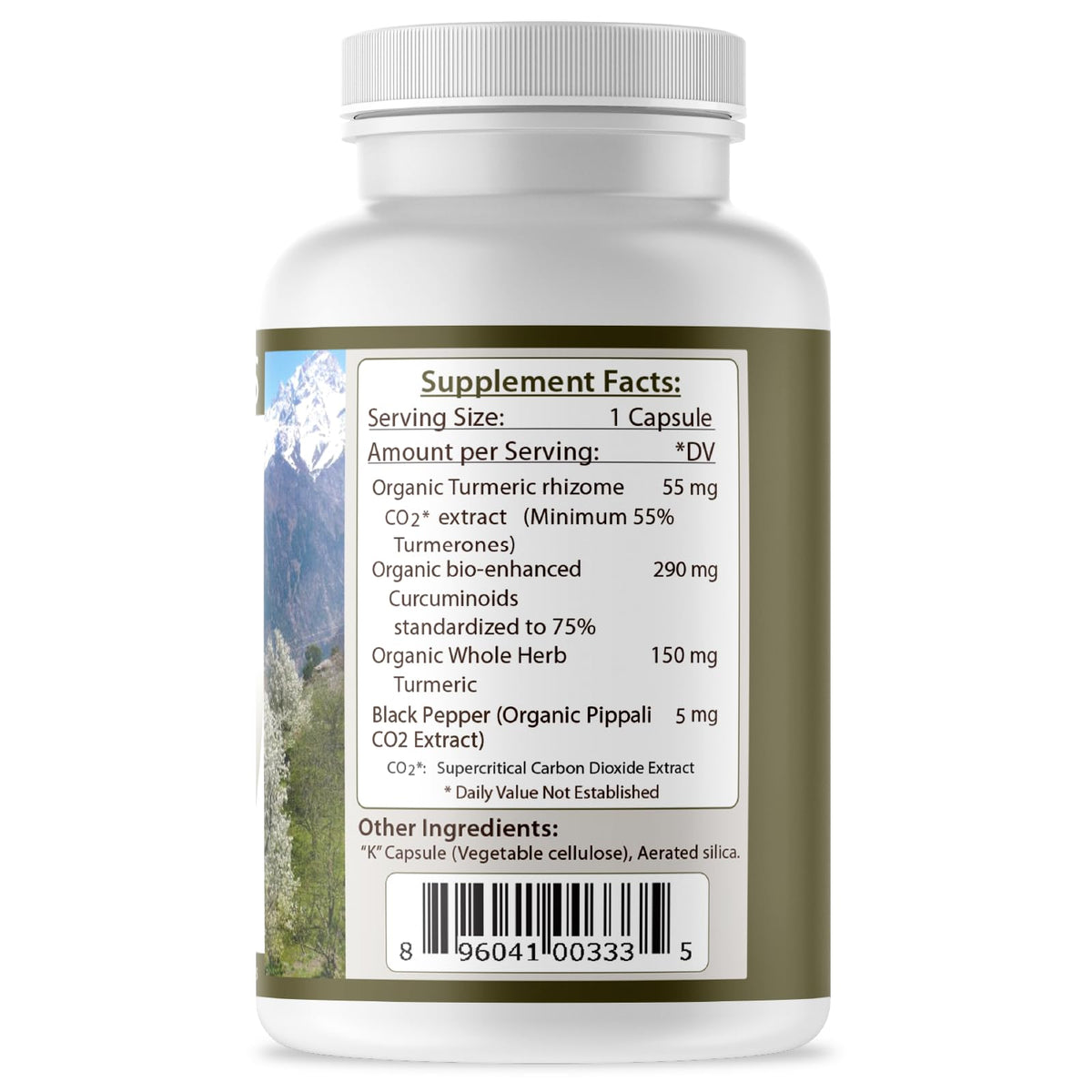 Tattva's Herbs Turmeric Curcumin 500mg Joint Support - 240 Capsules - image 4
