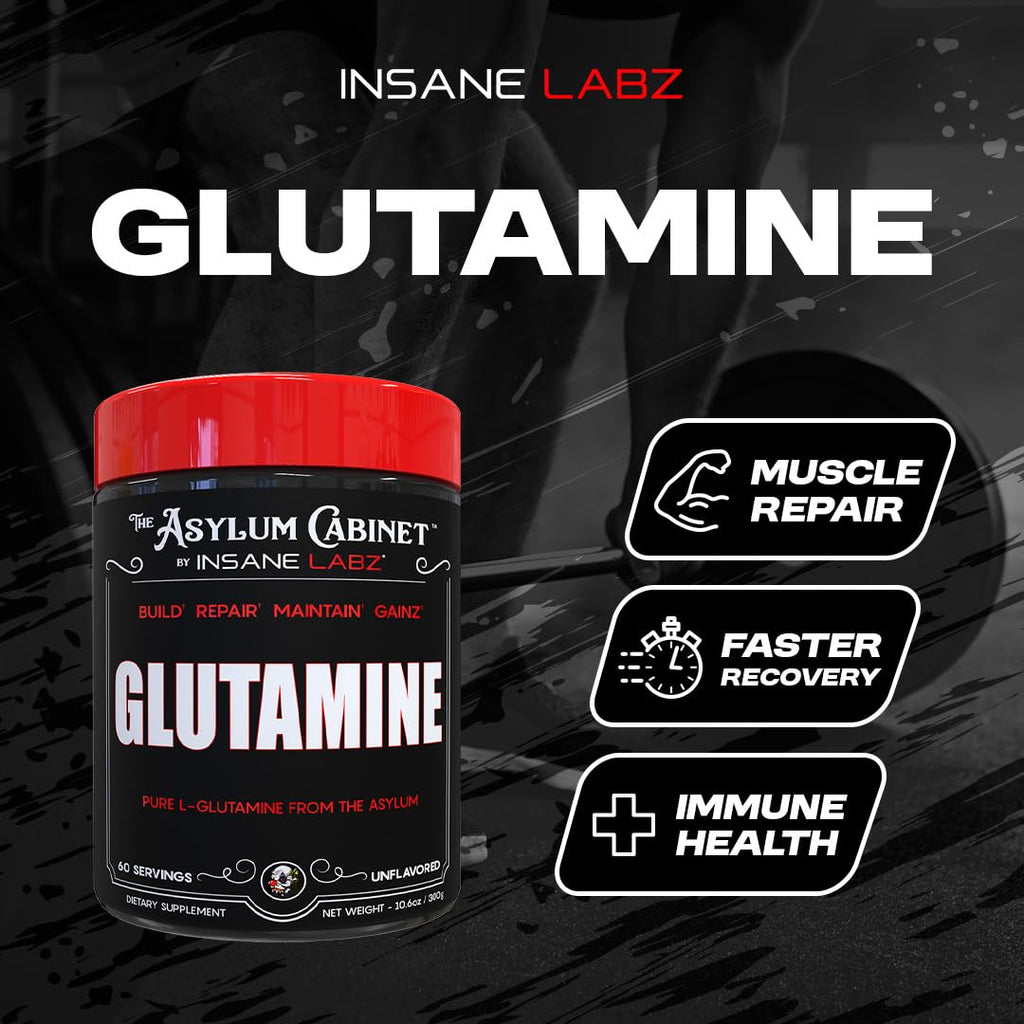 Insane Labz Glutamine Powder 5g - 60 Servings - image 6