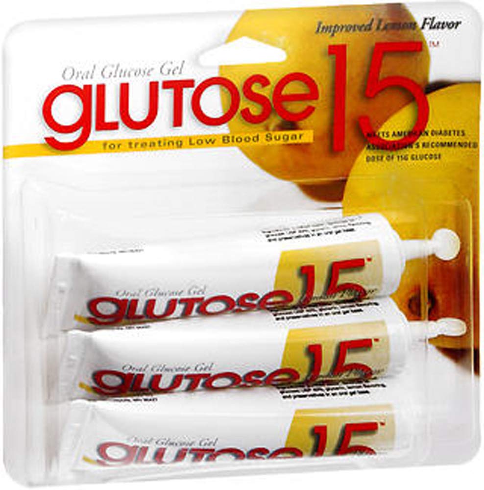 PS Medical Glutose-Lemon Oral Glucose Gel - 3 Pack