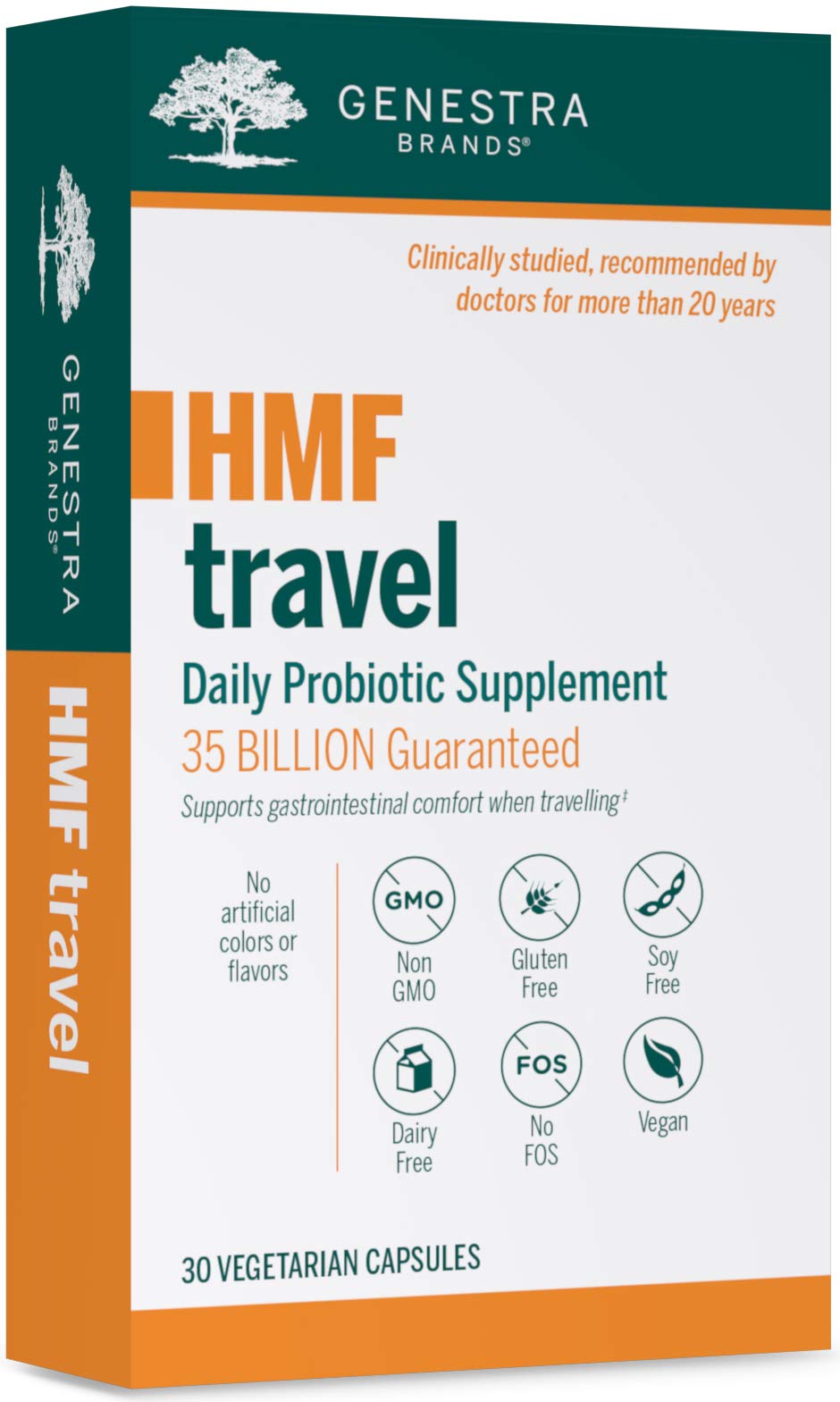 Genestra Brands HMF Travel Probiotic - 30 Capsules