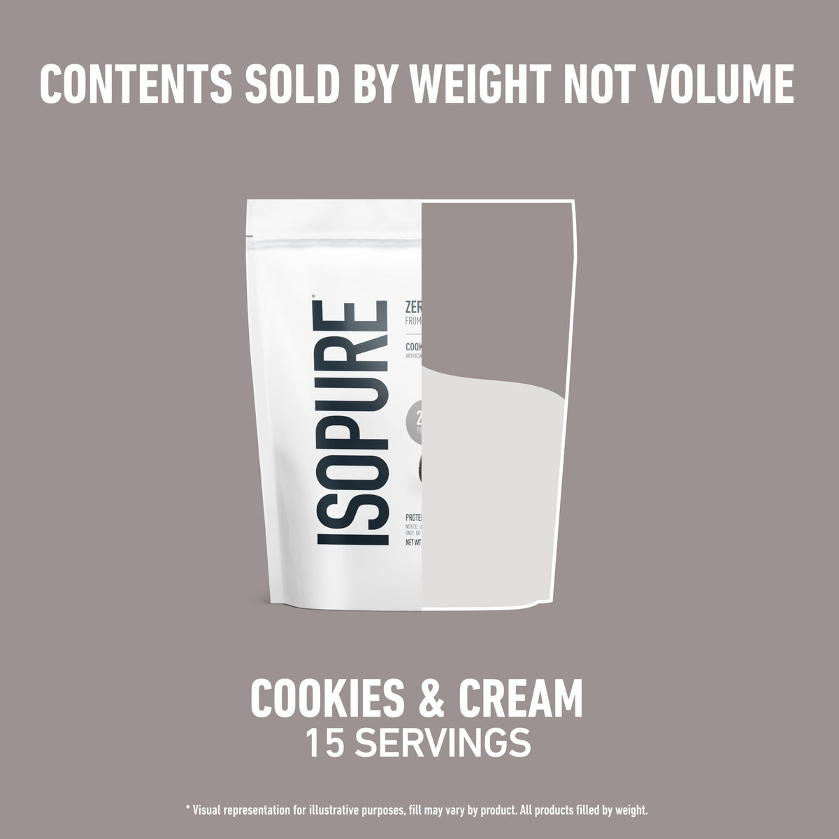 Isopure Zero Carb Whey Isolate Protein Powder Cookies & Cream - 1 lb - image 8