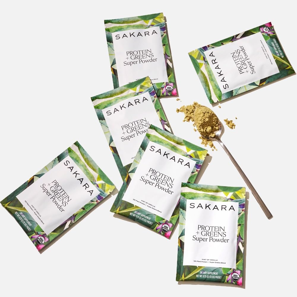 SAKARA Protein + Greens Powder Vanilla - 30 Servings - image 4