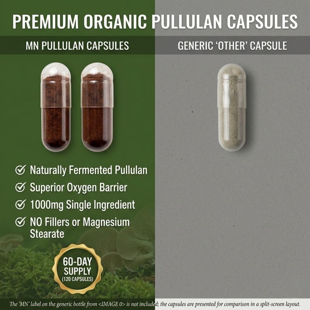 MN Mother Nature Stout Camphor Mushroom 1000mg - 120 Capsules - image 4