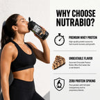 NutraBio Classic Whey Protein Powder Supplement - 25g of Protein Per